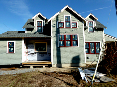 before - damaged home